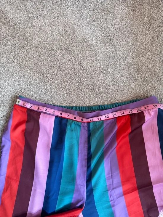 Eloquii Bright Multi-Stripe Wide-Leg Pants - Picture 6 of 6